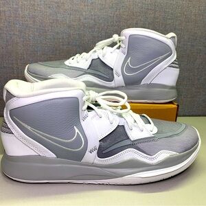 Nike Men's Grey Kyrie Infinity TB ‘Wolf Grey’ DO9616-001 Basketball Shoes